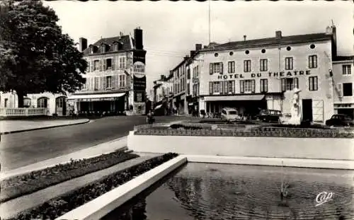 Ak Frankreich, Platz, Hotel du Theatre