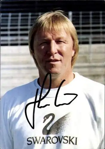 Autogrammkarte Fußball, Horst Hrubesch, FC Innsbruck