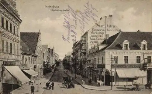 Ak Tschernjachowsk Insterburg Ostpreußen, Hindenburgstraße