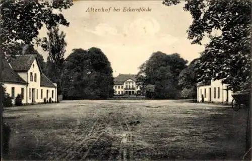 Ak Altenhof bei Eckernförde, Gut, Teilansicht