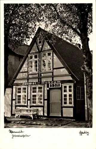 Ak Ostseebad Warnemünde Rostock, Heimat-Museum