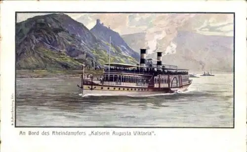 Ak Rheindampfer Kaiserin Augusta Viktoria, Köln-Düsseldorfer-Rhein-Dampfschifffahrt