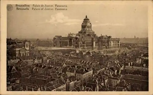 Ak Bruxelles Brüssel, Panorama, Justizpalast