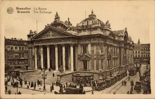 Ak Bruxelles Brüssel, Börse