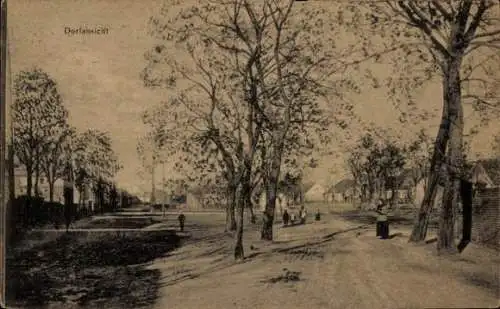 Ak Rehfelde in der Mark, Dorfansicht