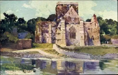 Künstler Ak Irland, Holy Cross Abbey, County Tipperary, Abtei