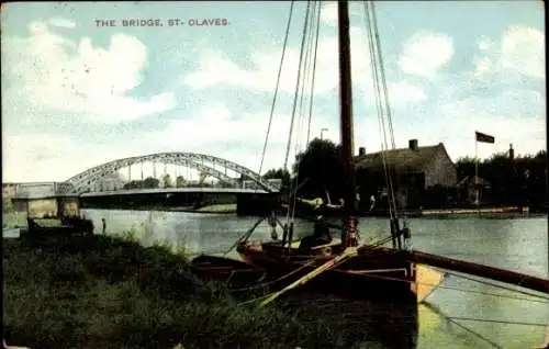 Ak St Olaves Norfolk England, Brücke