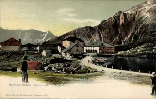 Ak Airolo Kanton Tessin Schweiz, St Gotthard Hospiz