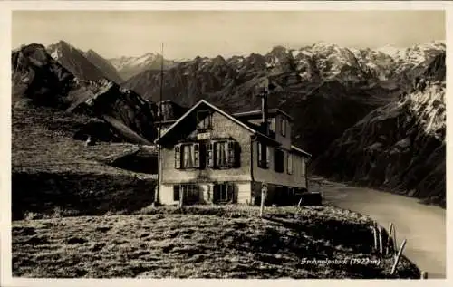 Ak Morschach Kt Schwyz Schweiz, Gasthaus Frohnalpstock