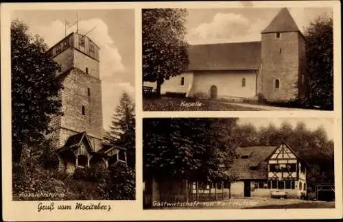Ak Röthenbach an der Pegnitz Mittelfranken, Moritzberg, Kapelle, Gasthof v. Karl Hutzler