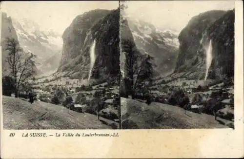 Stereo Ak Lauterbrunnen Kanton Bern, La Vallee