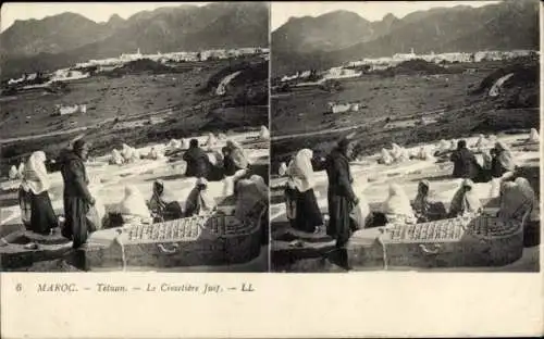 Stereo Ak Tétouan Tétouan Marokko, Der jüdische Friedhof