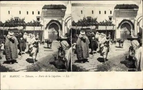 Stereo Ak Tetuan Tétouan Marokko, Porte de la Legation