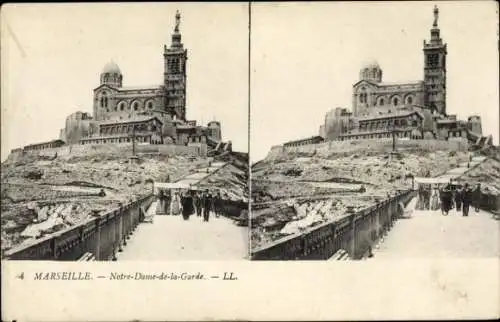 Stereo Ak Marseille Bouches du Rhône, Notre Dame de la Garde