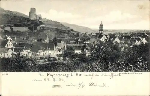 Ak Kaysersberg Elsass Haut Rhin, Gesamtansicht