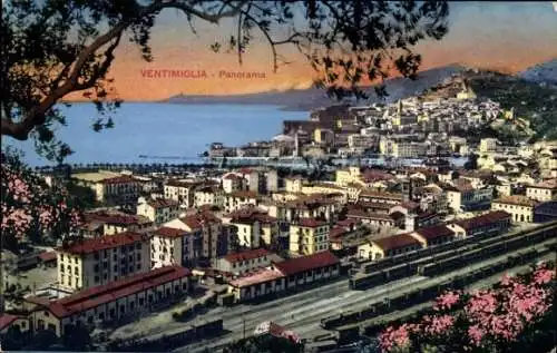 Ak Ventimiglia Liguria, Panorama