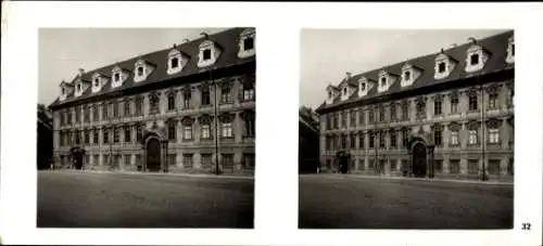 Stereo Foto Praha Prag, Kleinseite, Waldstein-Palais, Fassade