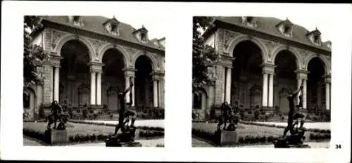 Stereo Foto Praha Prag, Kleinseite, Waldstein-Palais