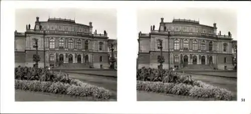 Stereo Foto Praha Prag, Altstadt, Rudolfinum