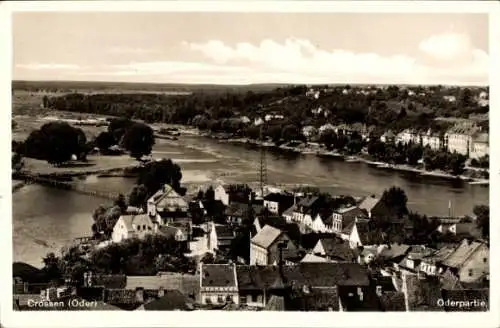 Ak Krosno Odrzańskie Crossen Oder Ostbrandenburg, Totale, Oderpartie