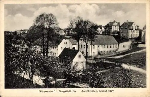 Ak Göppersdorf Burgstädt in Sachsen, Aurichmühle