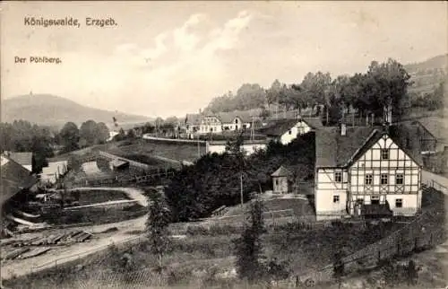Ak Königswalde im Erzgebirge, Pöhlberg