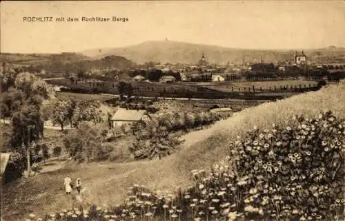 Ak Rochlitz an der Mulde, Rochlitzer Berg, Friedrich August Turm