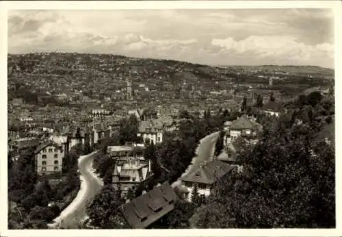 Ak Stuttgart in Baden Württemberg, Blick nach dem Kriegsberg