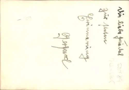 Foto Ak Mann in Uniform, Mütze, Portrait, Gerhard