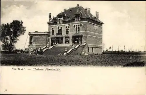 Ak Knokke Heist Heyst Knocke sur Mer Westflandern, Chateau Parmentier