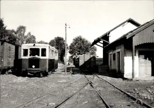 Ak Französische Eisenbahn, Bahnhof, Bahnschienen