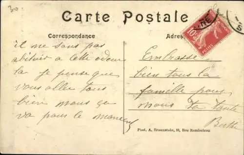 Ak Paris, Elisa Gaillard, Reine des Reines, Mi-Careme 1910