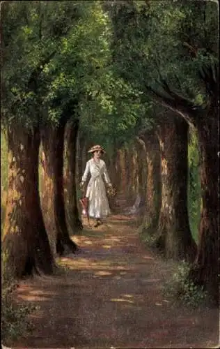 Künstler Ak Holm, W., Morgen im Walde