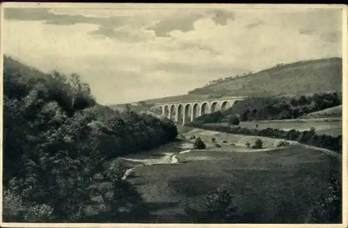 Ak Marbach Erbach im Odenwald Hessen, Himbächel-Viadukt