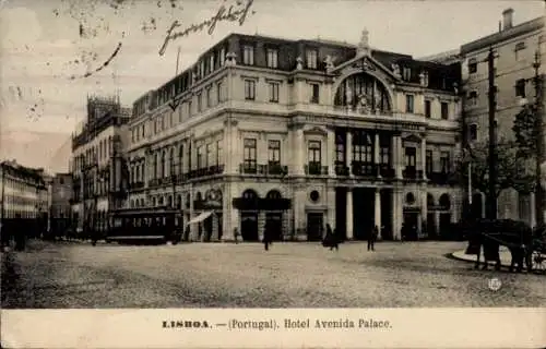 Ak Lisboa Lissabon Portugal, Hotel Avenida Palace