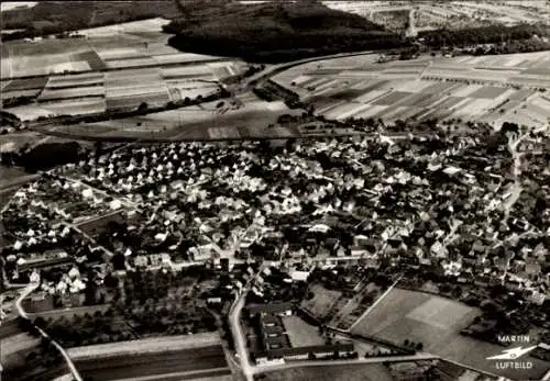 Ak Wissmar Wißmar Wettenberg in Hessen, Fliegeraufnahme