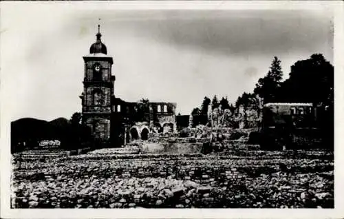 Ak Kriegszerstörungen I. WK, zerstörtes Gebäude