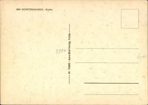 Ak Kerstenhausen Borken in Hessen, Kirche