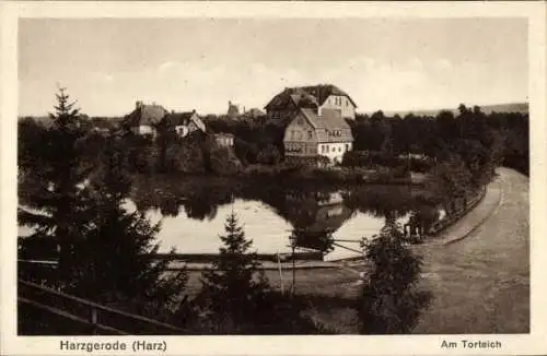 Ak Harzgerode am Harz, Torteich