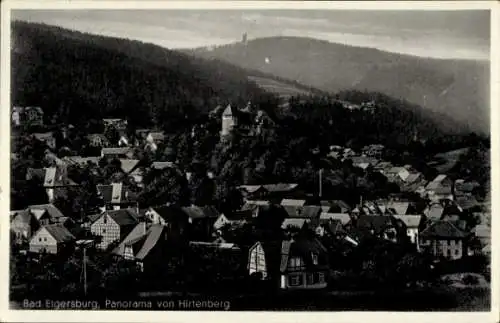 Ak Elgersburg in Thüringen, Blick vom Hirtenberg, Panorama