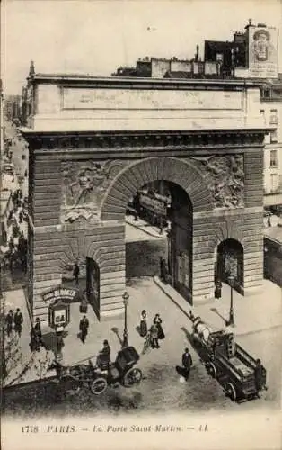 Ak Paris III, Porte Saint-Martin