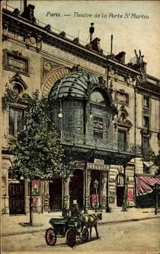 Ak Paris III, Théâtre de la Porte Saint-Martin