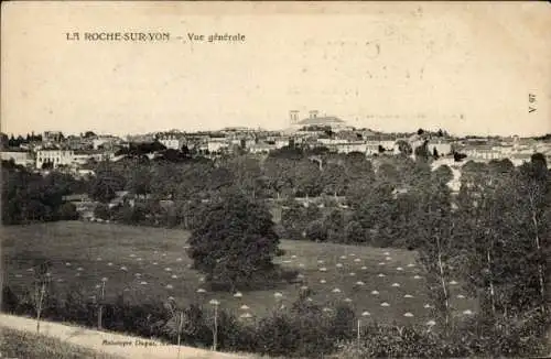 Ak La Roche sur Yon Vendee, Vue generale