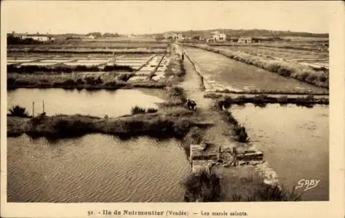 Ak Noirmoutier Vendée, Les marais salants