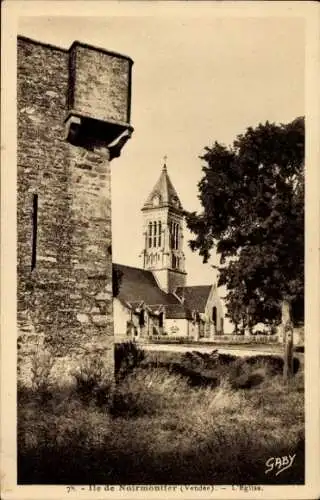 Ak Noirmoutier Vendée, l'Eglise