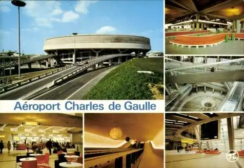 Ak Roissy en France Val d’Oise, Flughafen Charles de Gaulle