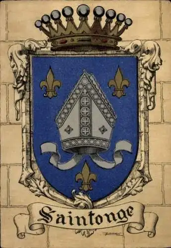 Wappen Ak Saintonge Charente Maritime, Barre Dayez