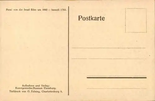 Ak Westergaard Vestergaard Rømø Insel Röm Dänemark, Pesel