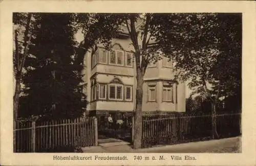 Ak Freudenstadt im Schwarzwald, Villa Elsa