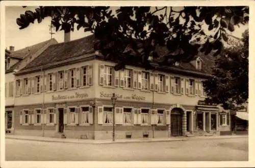 Ak Rastatt im Schwarzwald Baden, Gasthaus zum goldenen Wagen